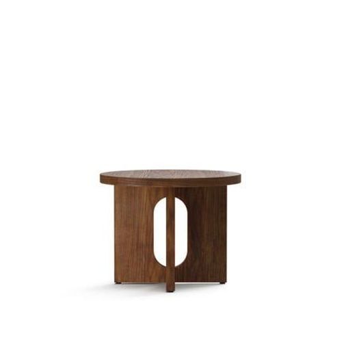 Audo - Table D'appoint Androgyne Ø50 - Noyer - Marron