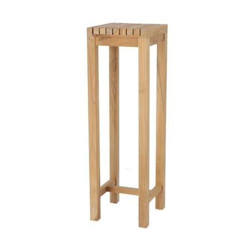 Jan-Kurtz - Tabouret Pour Plantes Samoa En Teck - 80 X 25 Cm - Marron
