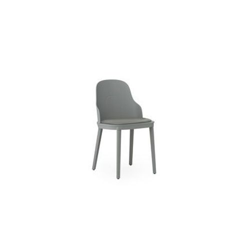 Normann Copenhagen - Chaise Allez Cuir Ultra Pp - Grey - Gris