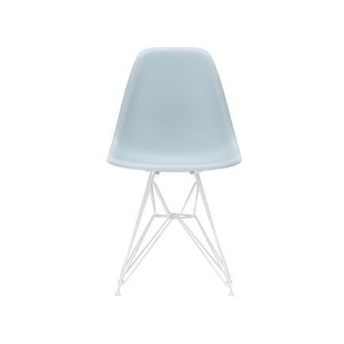Vitra - Dsr Eames Plastic Side Chair - Gris Polaire Re - Blanc - Patins En Feutre Pour Sols Durs Blancs - Gris Polaire Re - Patins En Feutre Pour Sols Durs Blancs - Bleu