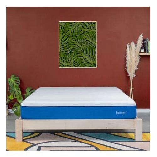 Bdreams - Matelas Mousse À Mémoire De Forme - Universel - Accueil Moelleux - Epaisseur De 24 Cm - Qualité Hôtellerie - Bleu