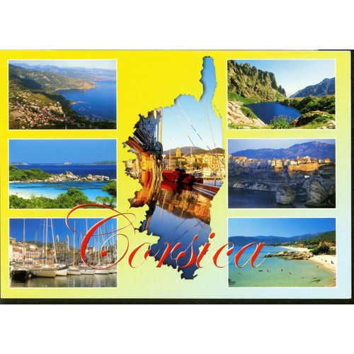 Carte Postale Corse, Ile De Beauté, Cargese, Palombaggia, Bastia, St-Florent, Le Lac De Capitello, Bonifacio, Plage De Sagone, 2011