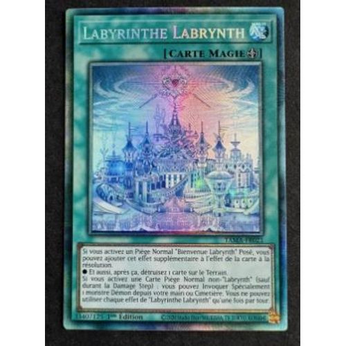 Yu Gi Oh Tama Fr021 Labyrinthe Labrynth Collector Rare