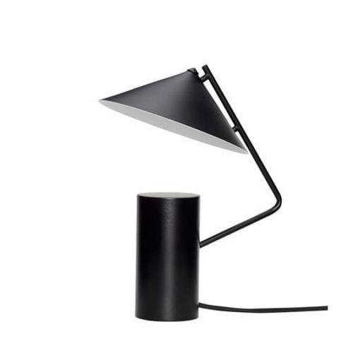 Hubsch - Lampe De Table En Fer Noir Sen  - Noir