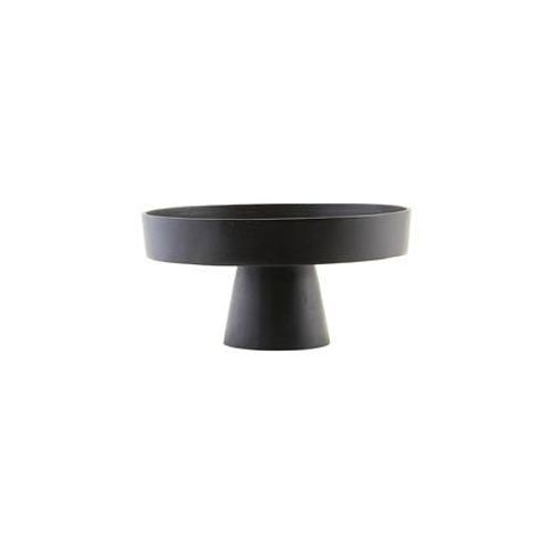 House Doctor - Plateau Jamar h 18 cm  - Noir