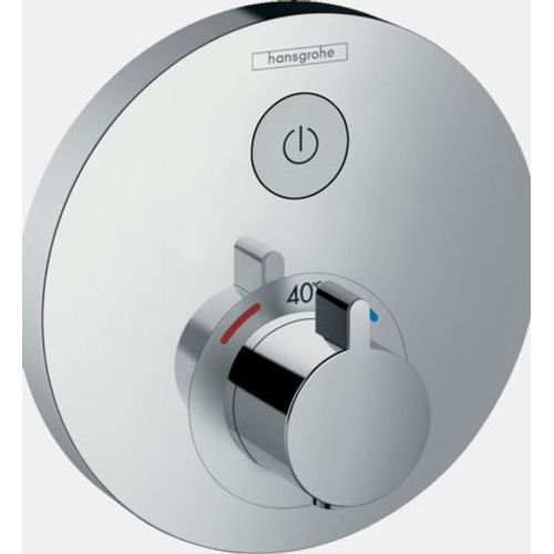 Hansgrohe - HANSGROHE Facade pour mitigeur thermostatique encastrÃ© ShowerSelect S avec robinet d'arrÃªt chromÃ©  - Rose