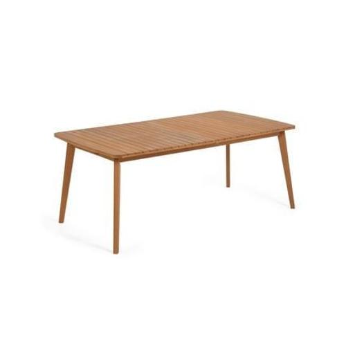 Kave Home - Table Extensible De Jardin Bois Hanzel  - Naturel