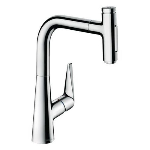 Hansgrohe - Robinet de cuisine avec douchette HANSGROHE Talis Select M51 220 2 jets chromÃ©  - Rose