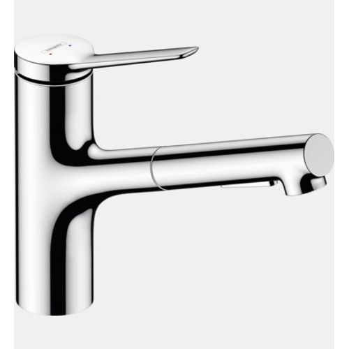 Hansgrohe - Mitigeur de cuisine 150 avec douchette extractible 2 jets, sBox chromÃ©  - Multicolore