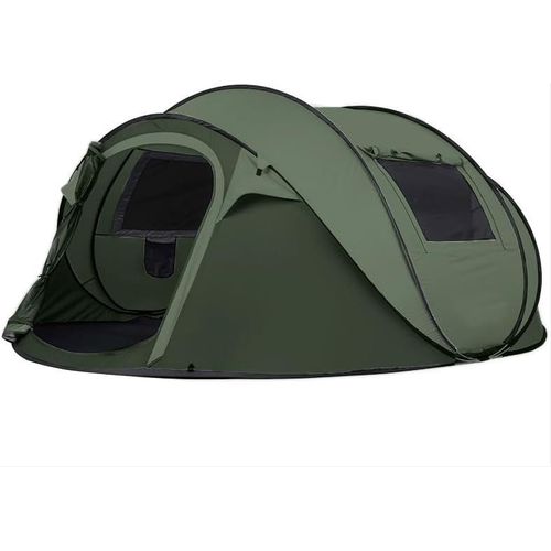 Anwxai-Tente De Camping Pop-Up Pour 4 À 5 Personnes,Tente Automatique En 3 Secondes,Protection Solaire,Tente Familiale,Portable Et Légère Pour L'extérieur,Le Camping,La Randonnée