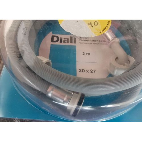 Flexible d'alimentation coudé 2m pour lave linge