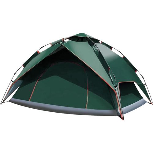 Anwxai-Tente De Camping Instantanée Automatique Pour 2 À 3 Personnes,Double Couche Coupe-Vent Et Imperméable,Tente De Nuit Adaptée Pour La Randonnée Et Les Voyages En Famille