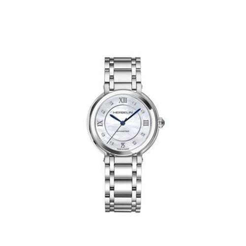 Herbelin - Montre Femme Galet Blanc 1630b59  - Argentã©