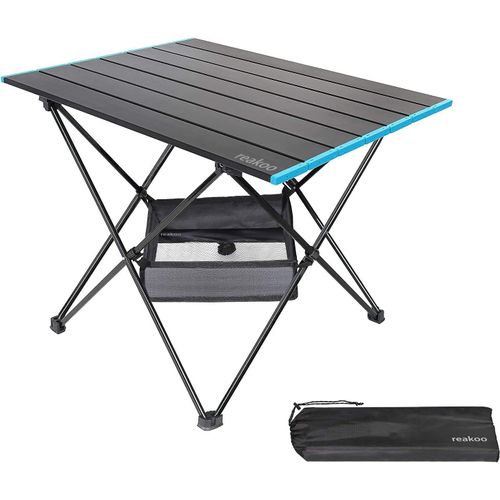 Anwxai-Table Pliante Camping Portable-Plateau En Aluminium,Ultralégère Et Compacte Avec Sac De Transport Pour L'extérieur,La Plage,Le Barbecue,Les Festivals