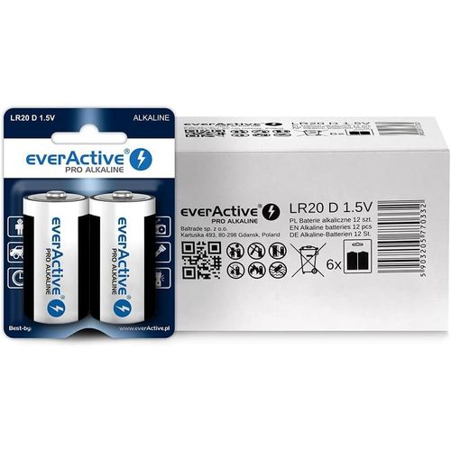 anwxai-Lot De 12 Piles D Alcalines Pro Lr20 R20 1,5 V,Haute Performance,Durée De Vie De 10 Ans,6 Cartes Blister