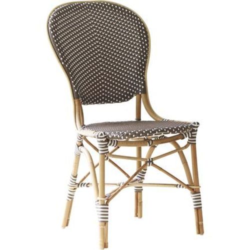 Sika-Design - Chaise Repas En Rotin Et Fibre Synthétique Cappuccino - Marron