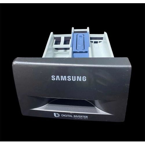 Facade B18p376 de tiroir silver boite a produit pour lave linge Samsung DC64-02858A