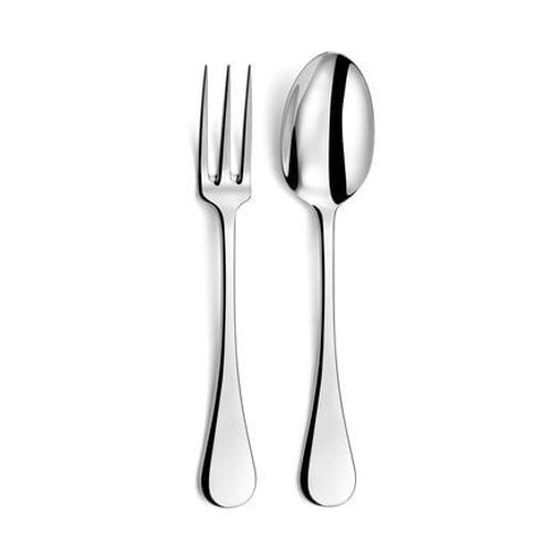 Couzon - Universel - Fourchette Et Cuillère De Service - Gris