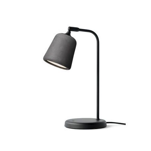 New Works - Lampe De Table Material The Original - Béton Gris Foncé - Gris