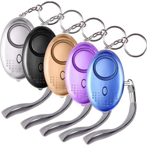 Alarme personnelle de poche - Lot de 5 pièces - 130 dB - ABS