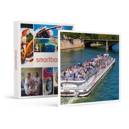Croisière Gourmande En Bateau-Mouche : Déjeuner Sur La Seine Pour 2 Adultes Et 2 Enfants - Smartbox - Coffret Cadeau Gastronomie