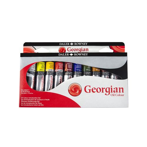 Daler Rowney Set Découverte Peinture À L'huile Georgian 10x22ml