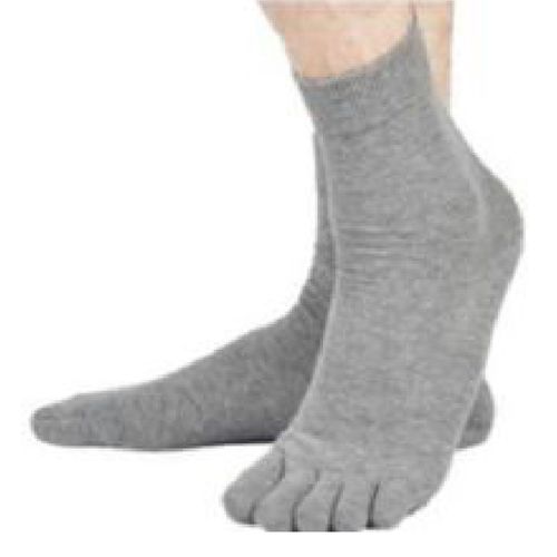 5 Paires De Chaussettes À Cinq Doigts, Chaussettes Confortables En Coton Pour L'hiver, Chaudes À La Cheville Pour Hommes
