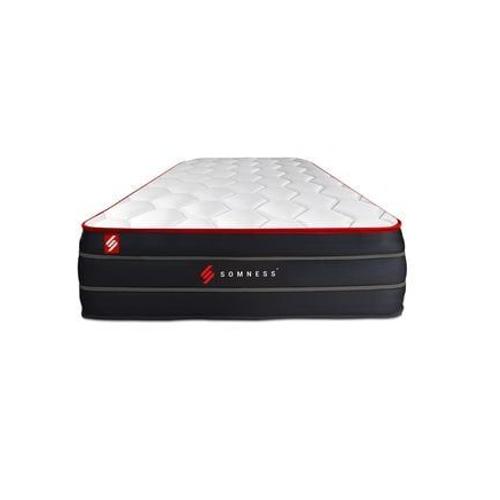 Somness - Matelas Boost Ressorts Ensachés Et Mémoire De Forme 7 Zones De Confort - Blanc