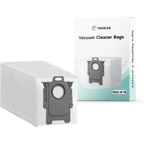 Lot De 14 Sacs À Poussière Compatible Avec Roborock Q Revo, S8 Maxv Ultra, P10S/P10S Pro, V20, P10/P10 Pro Accessoires[Remplace2347]