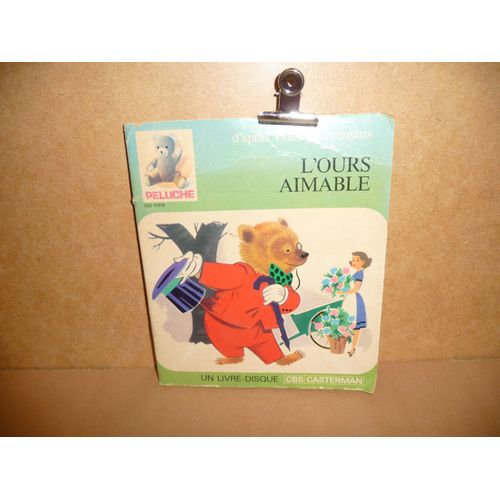 L' Ours Peluche. Livre-Disque
