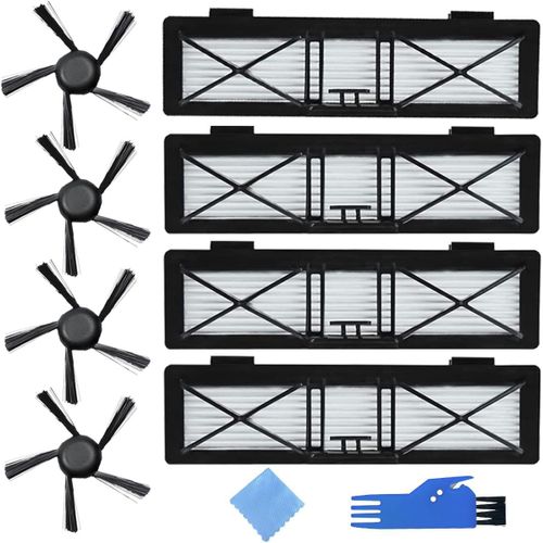 Pièces De Rechange Pour Neato Botvac Connected Series Compatibles Avec D10 D9 D8 D3 D4 D5 D6 D7 Et Pour Botvac D Series D75 D80 D85 Aspirateurs Kit D'Accessoires Filtres Brosses La[Remplace1811]