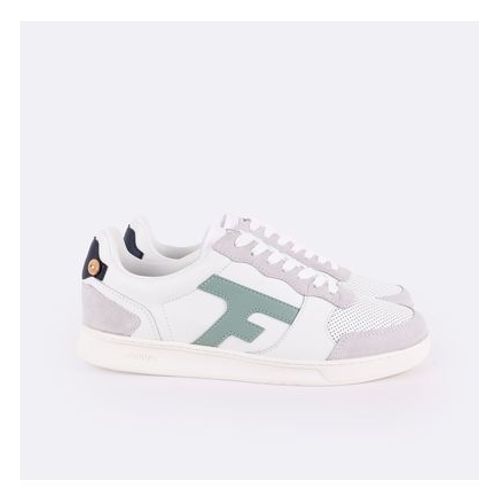 Faguo Baskets Cuir Et Suã¿de Hazel Vert