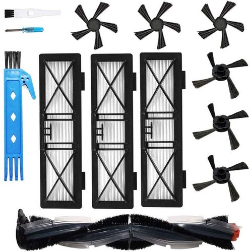 Pièces De Rechange Pour Série Neato Botvac D D75 D80 D85 Et Série Connectée D3 D4 D5 D6 D7, Y Compris La Brosse Principale, La Brosse Latérale Et Le Filtre Ultra-Performant[Remplace1005]