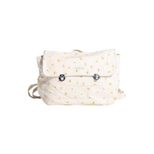 Gabrielle Paris - Sac cartable en coton imprimé, Blossom - Blanc