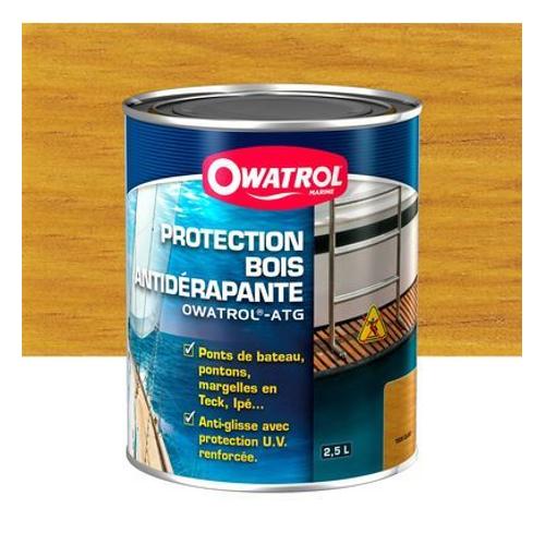 Owatrol - Protection bois antidÃ©rapante - OWATROL ATG  - Marron