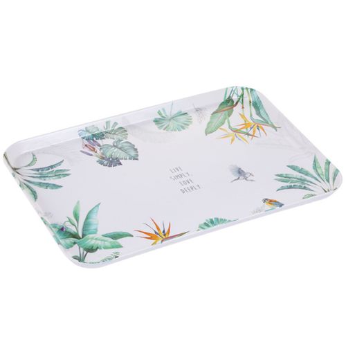 Plateau À Collation En Mélamine, Design Floral, Présentoir Résistant À La Chaleur, Motif De Fleurs De Cerisier, Table À Manger, Tasse À Café, Assiette Pour La Cuisine-Sb
