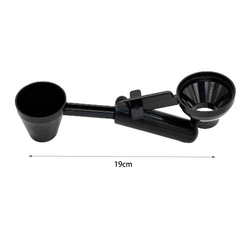 Entonnoir à café pour dosettes K Cup, capacité de 2 cuillères à soupe, niveleur facile, entonnoir réutilisable sans déversement, cuillère polyvalente pour café moulu, protéines, poudre, transfert de stockage de thé-2 pièces