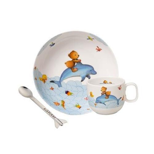 Villeroy & Boch - Happy As A Bear Ens. De Vaisselle Pr Enfants, 3 Pcs Ef - Multicolore