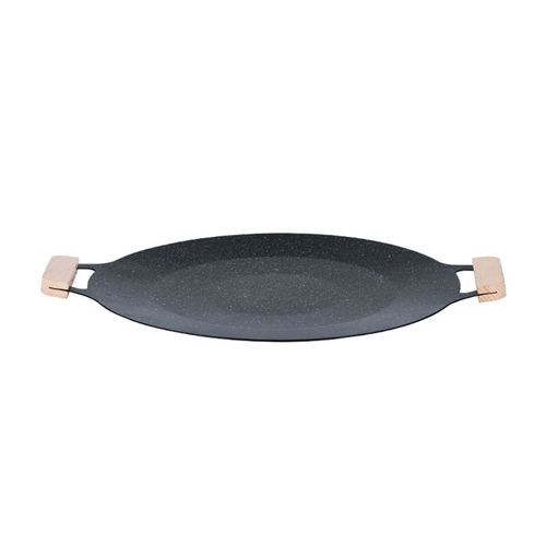 Poêle à barbecue de Style coréen pour cuisinière, grande poêle de cuisson de Camping en fonte, plaque polyvalente pour les amateurs de cuisine-XXL