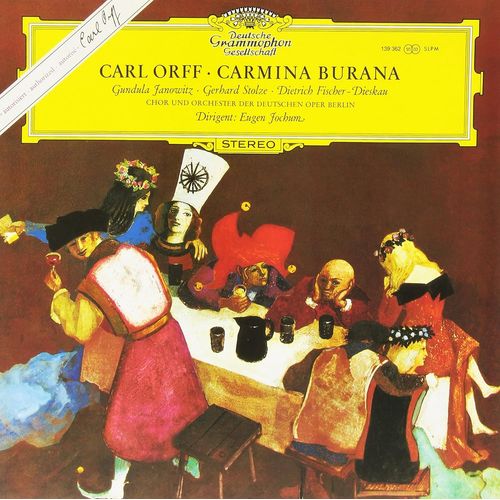 Carl Orff: Carmina Burana Lp, Import Chor E Orchester Deutschen Opera Berlin (Artiste) Format : Album Vinyle