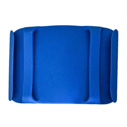 Aide à la coupe de légumes en silicone Clip anti-brûlure Support de poignée chaude pour la cuisson et la cuisson Manchon de couverture de poignée d'assistance isolé thermiquement pour cuisinière de four à barbecue-Bleu