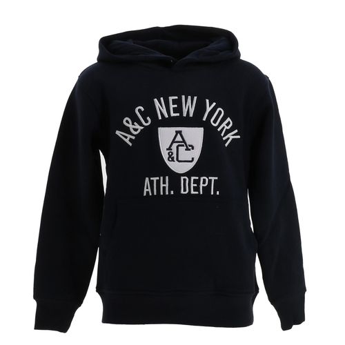Sweat Capuche Hooded American College Sweat Bleu Marine 8 Ans