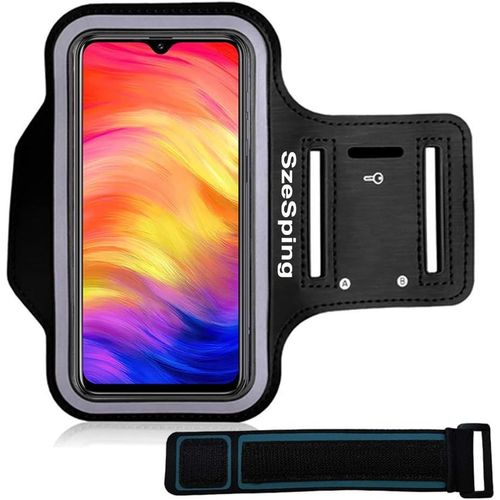Asas-Noir Brassard Smartphone Pour Xgody X32 S23 S21 Armband Brassard Course Pour Logicom Ezy Poche Clés Sangle Ajustable