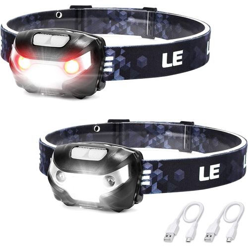 Asas-Le Lampe Frontale Rechargeable,L3200 Torche Frontale Led Ultra Puissante,5 Modes D'éclairage Avec Voyant Rouge,Autonome 30 Heures,Super Lumineux Léger Étanche Pour Camping,Pêche,Cyclisme