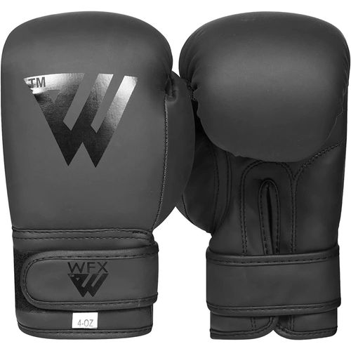 Asas-Gants De Boxe Pour Enfants De 2 À 170 G-Pour Entraînementmma Garçons Et Filles-Sac De Frappe-Muay Thai-Noir Mat-Cadeau Pour Enfants