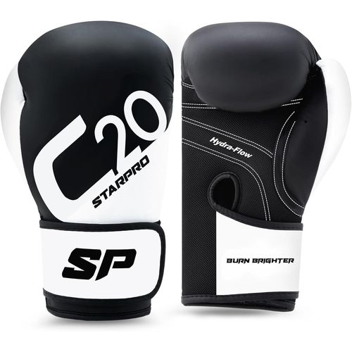Asas-C20 Gants De Boxe En Cuir Synthétique Et Coussinets Pour L'entraînement Professionnel En Muay Thai,Kickboxing,Fitness Et Boxercise-Hommes Et Femmes-8 Oz 10 Oz 12 Oz 14 Oz 16 Oz