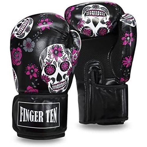 Asas-Gant De Boxe Femme Adulte 8 10 12 14 Oz D'entraînement Cuir Synthétique,Gants De Formation Mitaines Professionnelle Kickboxing Sparring Fitness Punching Bagwork Fight Et Boxercise,Pour Femmes