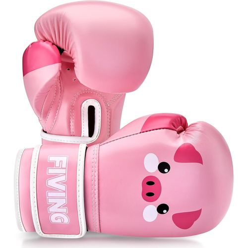 Asas-Fiving Gants De Boxe Pour Enfant,Design Panda,4-6 Oz,Maille Respirante,Protection Du Poignet Intégrée,Pour Enfants De 3 À 9 Ans