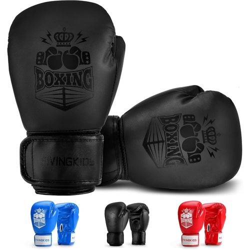 Asas-Fiving Gants De Boxe Pour Enfants Garçons Et Filles,Gants D'entraînement De Boxe Pour Enfants De 3 À 15,Gants De Boxe Pour Sac De Frappe,Kickboxing,Muay Thai,Mma