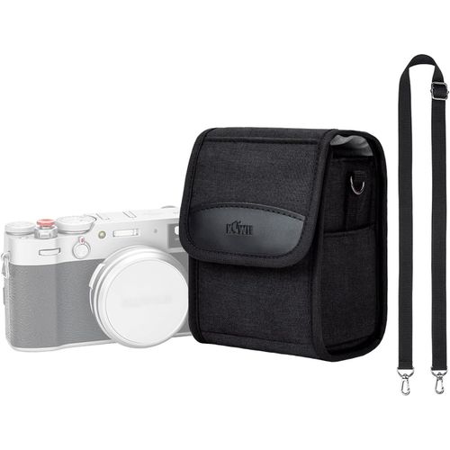 asas-Sacoche De Voyage Compacte Pour Appareil Photo Numérique Leica Sofort 2,Fuji X100Vi X100V X100,Alpha A6700 A6600 A6000 Avec Objectif 16-50Mm,Z30/Z50 Avec Objectif 16-50Mm(Noir)